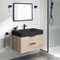 Modern Bathroom Vanity, Floating, 32