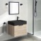 Floating Small Bathroom Vanity, Modern, 24