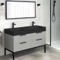 Modern Double Bathroom Vanity, 48