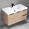 Wall Mounted Bathroom Vanity, Modern, 36