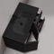 Wall Mounted Black Bathroom Vanity, Modern, 36