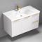 Wall Mounted Bathroom Vanity, Modern, 36