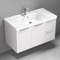 Wall Mounted Bathroom Vanity, Modern, 36