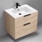 Wall Mounted Vanity, Modern, 28
