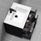 Black Vanity, Wall Mounted, Modern, 28