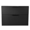 Wall Mounted Black Bathroom Vanity, Modern, 32