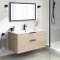 Wall Mounted Bathroom Vanity, Modern, 40