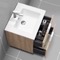 Wall Mounted Bathroom Vanity, Modern, 24