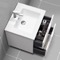 Wall Mounted Bathroom Vanity, Modern, 24
