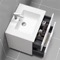 Wall Mounted Bathroom Vanity, Modern, 28