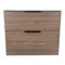 Wall Mounted Bathroom Vanity, Modern, Walnut, 28
