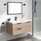 Wall Mounted Bathroom Vanity, Modern, 36