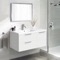 Wall Mounted Bathroom Vanity, Modern, 36