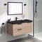 Wall Mounted Bathroom Vanity, Modern, 36