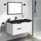 Wall Mounted Bathroom Vanity, Modern, 36