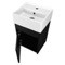 Small Vanity, Black, Floating, Modern, 16