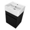 Small Vanity, Black, Floating, Modern, 16