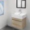 Small Bathroom Vanity, Floating, Modern, 24