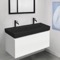 Floating Double Bathroom Vanity, 40