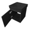 Small Black Floating Bathroom Vanity, Modern, 18