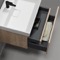 Floating Small Bathroom Vanity, Modern, 24