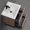 Modern Bathroom Vanity, Wall Mounted, 26