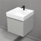 Floating Small Bathroom Vanity, Modern, 18