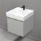 Small Bathroom Vanity, Modern, Wall Mount, 18