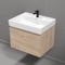 Floating Small Bathroom Vanity, Modern, 24
