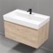 Floating Bathroom Vanity, Modern, 32