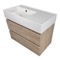 Modern Bathroom Vanity, Wall Mount, 32