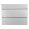 White Bathroom Vanity, Wall Mounted, Modern, 32