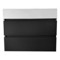 Modern Bathroom Vanity, Black, Wall Mounted, 32