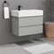 Modern Bathroom Vanity, Wall Mounted, 32