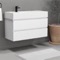 Wall Mounted Bathroom Vanity, Modern, 40