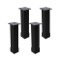 Kit of 4 Matte Black Vanity Cabinet Feet