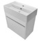 Small Bathroom Vanity, Floating, Modern, 24