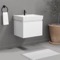 Wall Mounted Bathroom Vanity, Modern, 24