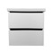White Wall Mounted Small Bathroom Vanity, Modern, 26