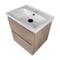 Wall Mounted Small Bathroom Vanity, Modern, 26