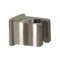 Square Satin Nickel Shower Bracket