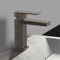 Modern Single Handle Bathroom Faucet in Brushed Nickel