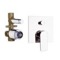 Rain Shower System with Handheld, Square Rain Shower Head, Shower Faucet Set