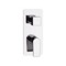 Chrome Wall Mounted Diverter, Rough-In Valve Included