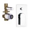 Wall Mounted Bath Shower Diverter, Rough-In Valve Included