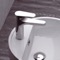 Chrome Single Hole Bathroom Faucet