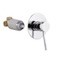 Deluxe Flange Built-In Shower Mixer, Rough-In Valve Included