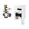 Built-in Bath Shower Mixer with Pressure Balance Cartridge, Rough-In Valve Included