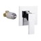 Built in Shower Mixer with Pressure Balance Cartridge, Rough-In Valve Included