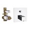 Built in Thermostatic Bath Shower Mixer In Chrome, Rough-In Valve Included
